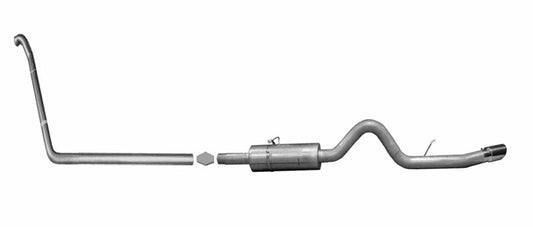 Gibson 99-03 Ford F-250 Super Duty Lariat 7.3l 4in Turbo-Back Single Exhaust - Stainless - Mammoth Racing -