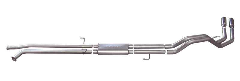 Gibson 14-19 Toyota Tundra SR 4.6l 2.5in Cat-Back Dual Sport Exhaust - Stainless - Mammoth Racing -