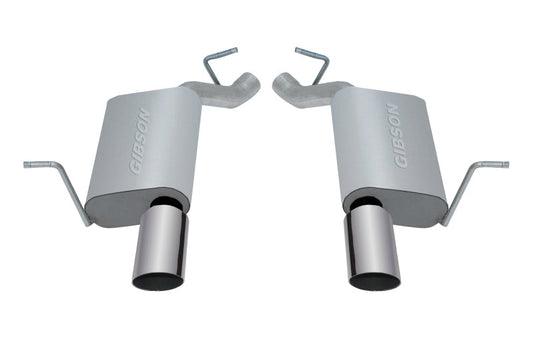 Gibson 11-18 Jeep Grand Cherokee Laredo 3.6l 2.25in Axle-Back Dual Exhaust - Stainless - Mammoth Racing -