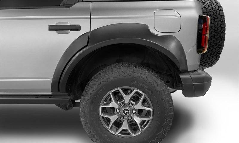 Bushwacker 2021+ Ford Bronco 4-Door Extend-A-Flares 4pc - Black - Mammoth Racing -