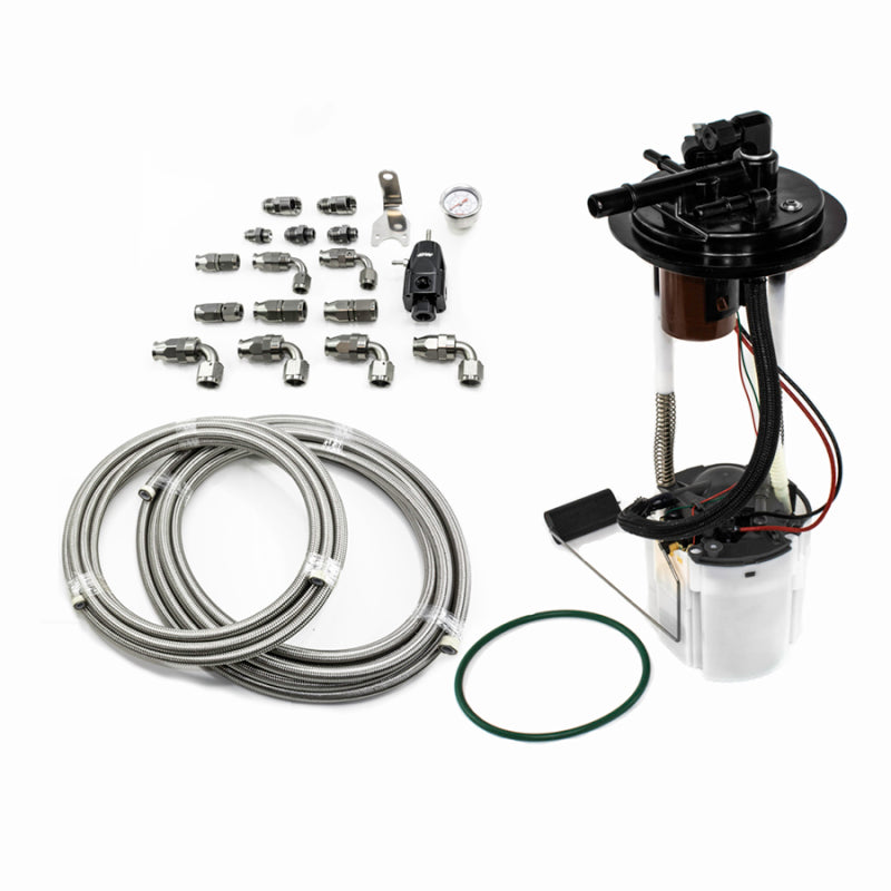 DeatschWerks 05-09 GM Truck DW400 Pump Module w/PTFE fuel lines - Mammoth Racing -