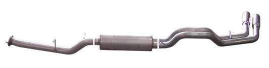 Gibson 07-10 Chevrolet Silverado 2500 HD LT 6.0l 3in Cat-Back Dual Sport Exhaust - Stainless - Mammoth Racing -