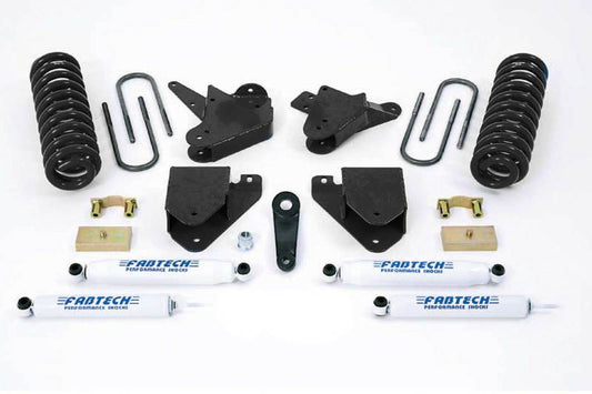 Fabtech 01-04 Ford F250/350 2WD 6in Basic Sys w/Perf Shks - Mammoth Racing -