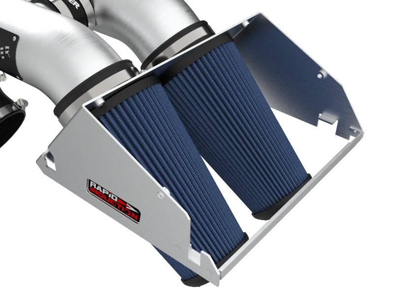aFe Rapid Induction Pro 5R Cold Air Intake System Brushed 21-22 Ford F-150 Raptor V6-3.5L (tt) - My Store