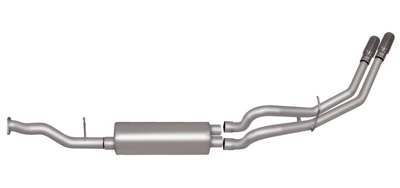 Gibson 96-99 Chevrolet Tahoe LS 5.7l 2.25in Cat-Back Dual Sport Exhaust - Stainless - Mammoth Racing -