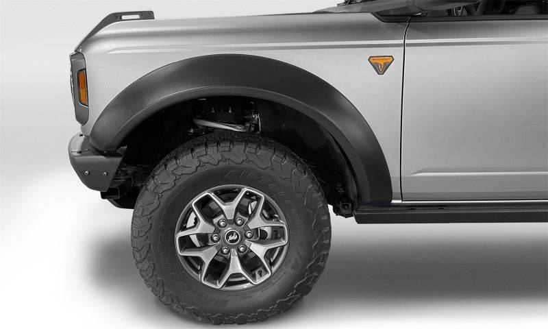 Bushwacker 2021+ Ford Bronco 4-Door Extend-A-Flares 4pc - Black - Mammoth Racing -
