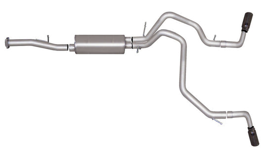Gibson 18-19 Chevrolet Suburban LS 5.3l 2.25in Cat-Back Dual Extreme Exhaust - Stainless - Mammoth Racing -