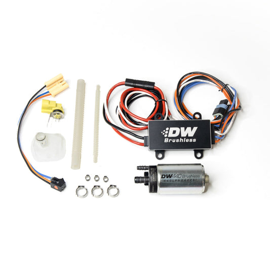DeatschWerks DW440 440lph Brushless Fuel Pump Single/Dual Controller & Install 11-14 Ford Mustang GT - Mammoth Racing -