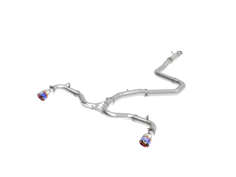aFe Takeda 304SS Cat-Back Exhaust w/Blue Flame Tips 2018 Hyundai Elantra GT Sport I4 1.6L (t) - Mammoth Racing -
