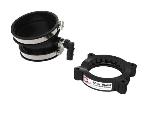 aFe 2020 Vette C8 Silver Bullet Aluminum Throttle Body Spacer / Works With Factory Intake Only - Blk - My Store