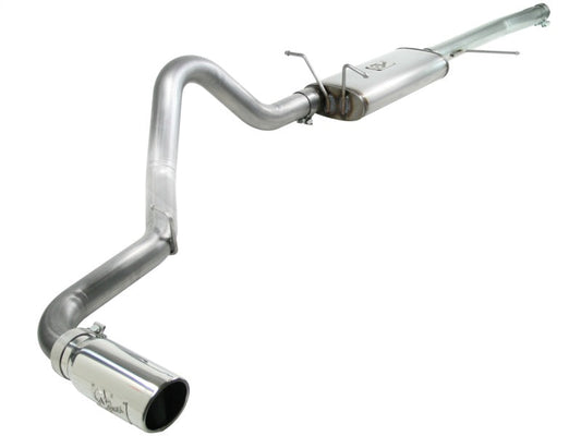 aFe MACHForce XP Exhaust Cat-Back 3in SS-409 w/ Polished Tip 97-03 Ford F-150 V8 4.6/5.4L - Mammoth Racing -