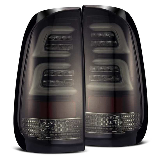 AlphaRex 97-03 Ford F-150 (Excl 4 Door SuperCrew Cab) PRO-Series LED Tail Lights Jet Black - My Store