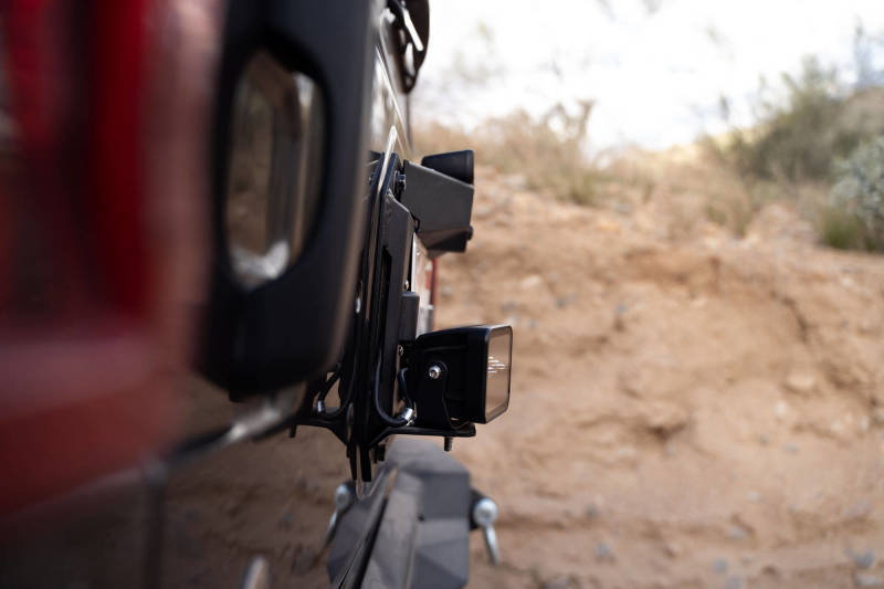 DV8 Offroad 18-22 Jeep Wrangler JL Spare Tire Delete Kit w/Light Mounts - Mammoth Racing -