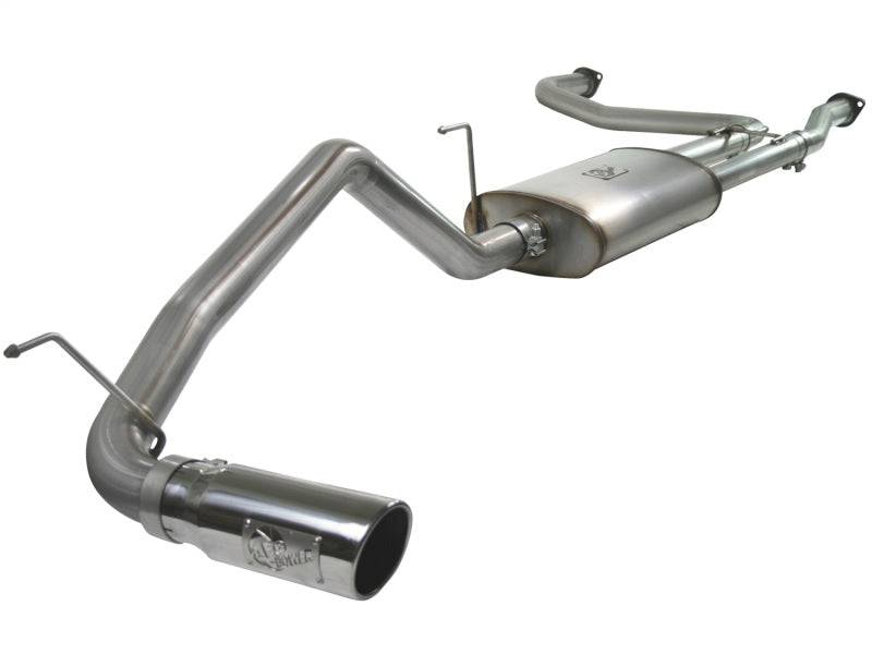 aFe MACHForce XP Exhaust Cat-Back 2.5/3in SS-409 w/ Polished Tip 04-12 Nissan Titan V8 5.6L - My Store