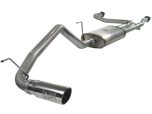 aFe MACHForce XP Exhaust Cat-Back 2.5/3in SS-409 w/ Polished Tip 04-12 Nissan Titan V8 5.6L - My Store