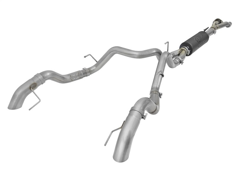 aFe MACH Force-Xp Cat-Back Exhaust w/Dual Hi-Tuck Tips 17-18 Ford F-150 Raptor V6-3.5L (tt) - Mammoth Racing -