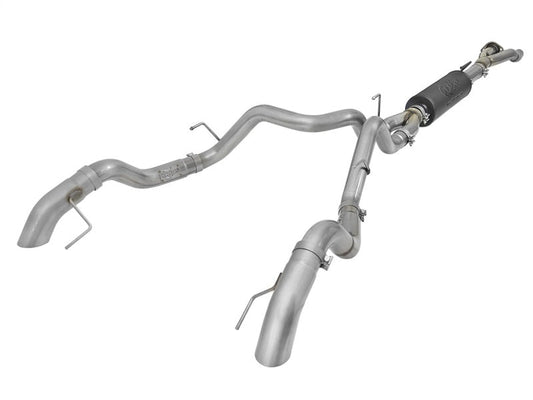 aFe MACH Force-Xp Cat-Back Exhaust w/Dual Hi-Tuck Tips 17-18 Ford F-150 Raptor V6-3.5L (tt) - Mammoth Racing -