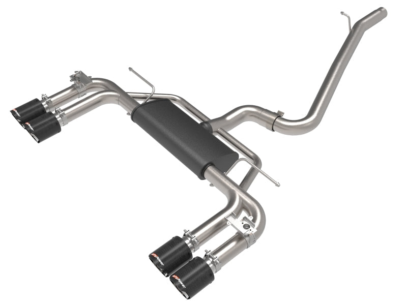 aFe MACHForce XP 3in-2.5in 304SS Exhaust Cat-Back 15-20 Audi S3 L4-2.0L (t) - Carbon Tips - Mammoth Racing -