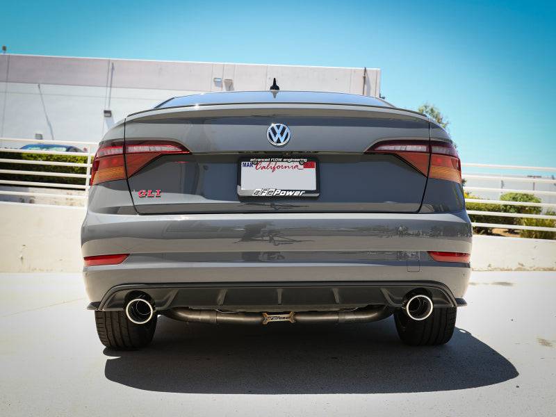 afe 19-21 VW Jetta GLI (MKVII) L4-2.0L (t) MACH Force-Xp 304 SS Cat-Back Exhaust System Polished Tip - My Store