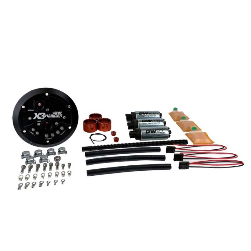 DeatschWerks X3 Series Fuel Pump Hanger w/ DW200 Fuel Pumps for 1999-04 Ford F-150 Lightning - Mammoth Racing -