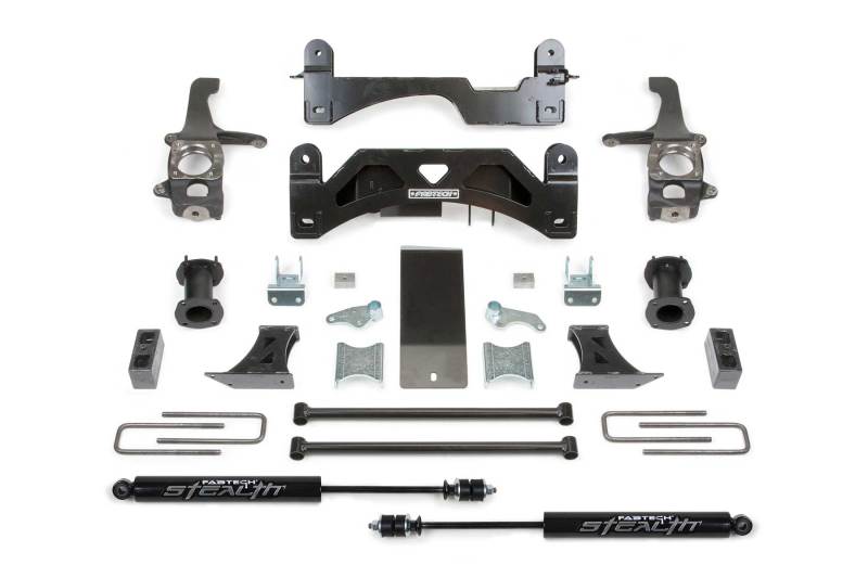 Fabtech 07-15 Toyota Tundra 2/4wd 6in Basic Sys w/C/O Spacers & Stealth Rr - Mammoth Racing -