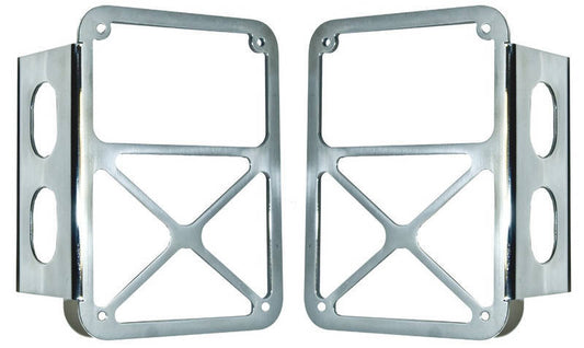 DV8 Offroad 2007-2018 Jeep JK Tail Lamp Guards Stainless - Mammoth Racing -