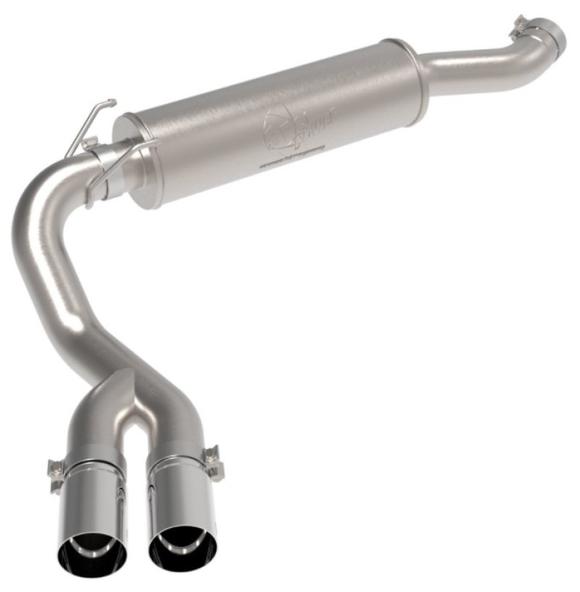 aFe POWER Rebel Series 3.5in SS Cat Back Exhaust w/Black Tips 19-21 RAM V8-6.4L Hemi - Mammoth Racing -