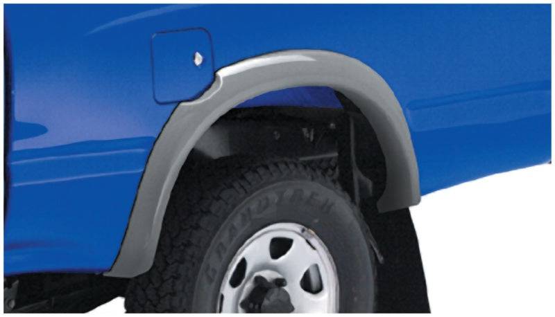 Bushwacker 95-00 Toyota Tacoma Fleetside Extend-A-Fender Style Flares 4pc w/ 4WD Only - Black - Mammoth Racing -