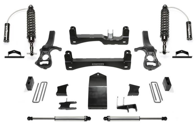 Fabtech 19-20 GM K1500 P/U w/Trail Boss/At4 Pkg Diesel 4in Perf Sys w/Dl 2.5 Resi & 2.25 - Mammoth Racing -