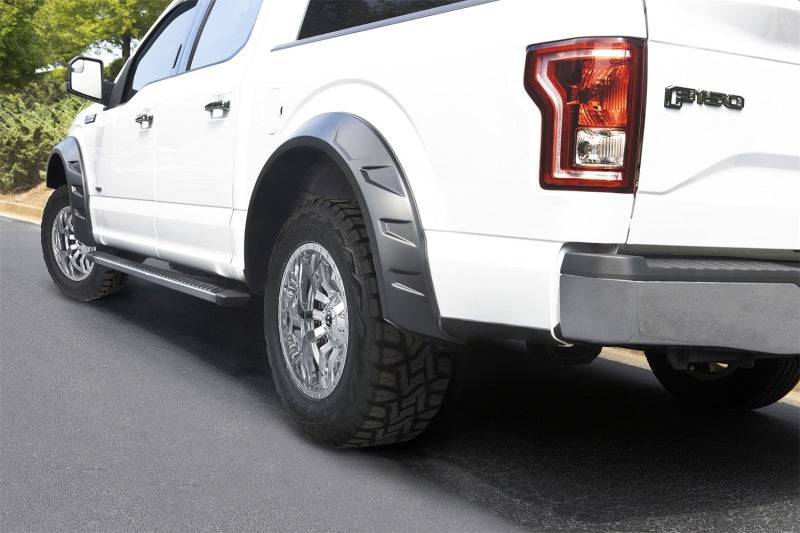 Bushwacker 15-17 Ford F-150 DRT Style Flares 4pc - Black - Mammoth Racing -