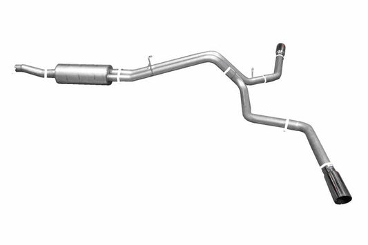 Gibson 98-03 Ford F-150 XL 4.2l 2.5in Cat-Back Dual Extreme Exhaust - Stainless - Mammoth Racing -