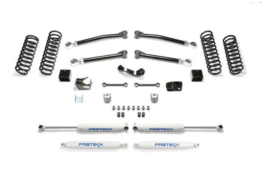 Fabtech 07-18 Jeep JK 2-Door 3in Trail w/Perf Shocks - Mammoth Racing -