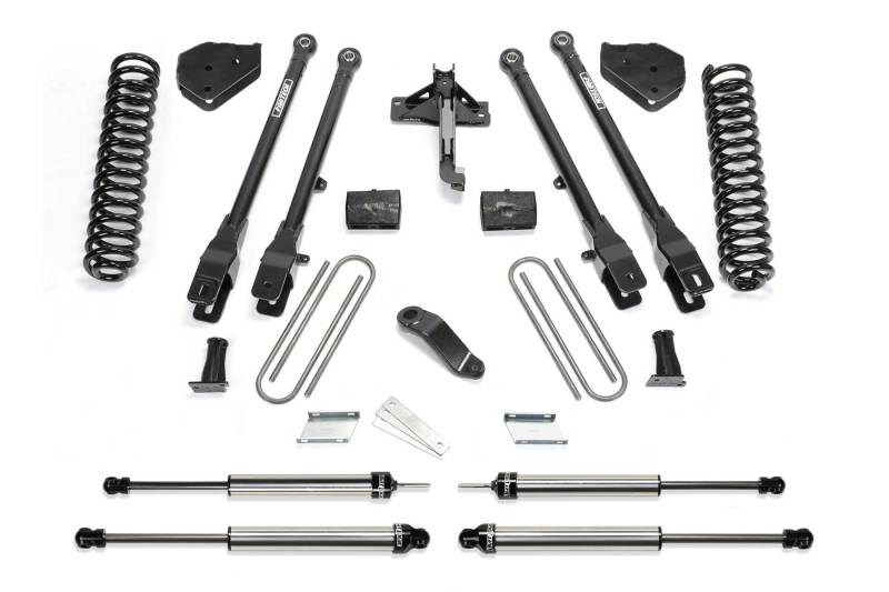 Fabtech 17-21 Ford F250/f350 4WD Diesel 4in 4Link Sys w/Coils & Dlss Shks - Mammoth Racing -