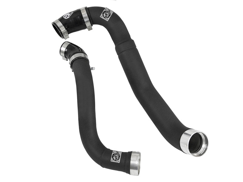 aFe Bladerunner 3.5in-3in Intercooler Cold Side Tube Black - 18-19 Ford F-150 V6-3.0L (td) - Mammoth Racing -