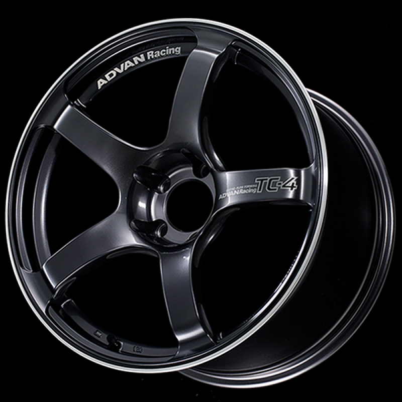 Advan TC4 15x7.0 +42 4-100 Black Gunmetallic & Ring Wheel - My Store