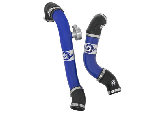 aFe Bladerunner Intercoolers Tube - Blue Hot/Cold Side 15-16 Ford Mustang EcoBoost L4-2.3L (t) - Mammoth Racing -
