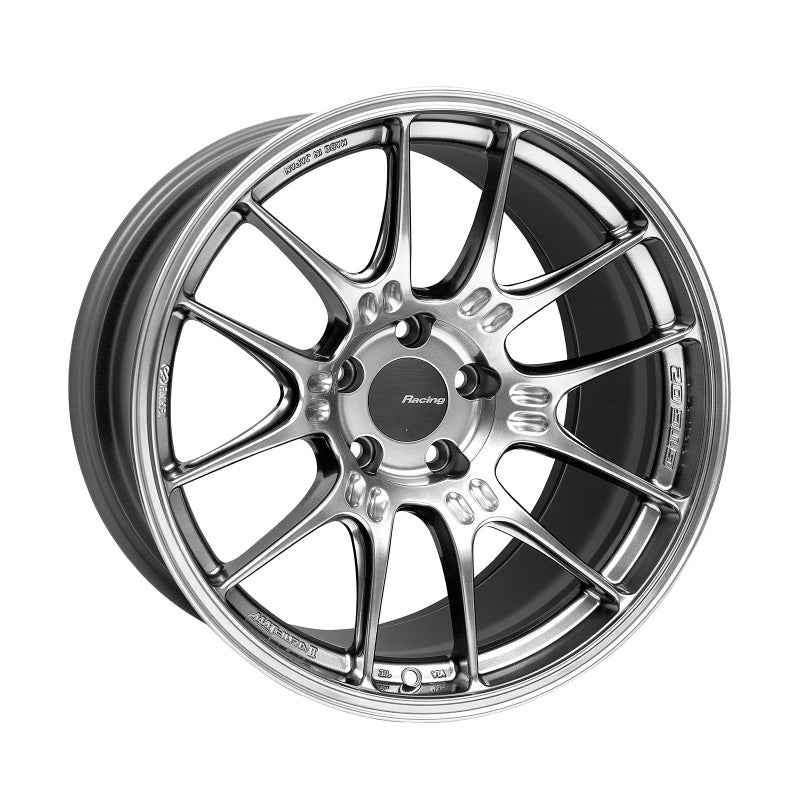 Enkei GTC02 18x10.5 5x114.3 15mm Offset 75mm Bore Hyper Silver Wheel - My Store