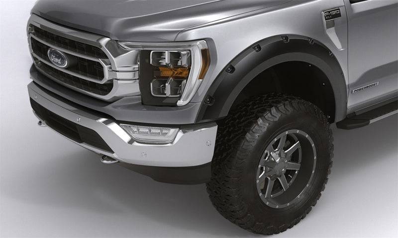 Bushwacker 09-14 Ford F-150 Forge Style Flares 4pc - Black - Mammoth Racing -