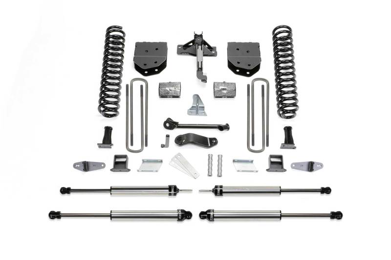 Fabtech 08-10 Ford F450/550 4WD 6in Basic Sys w/Dlss Shks - Mammoth Racing -