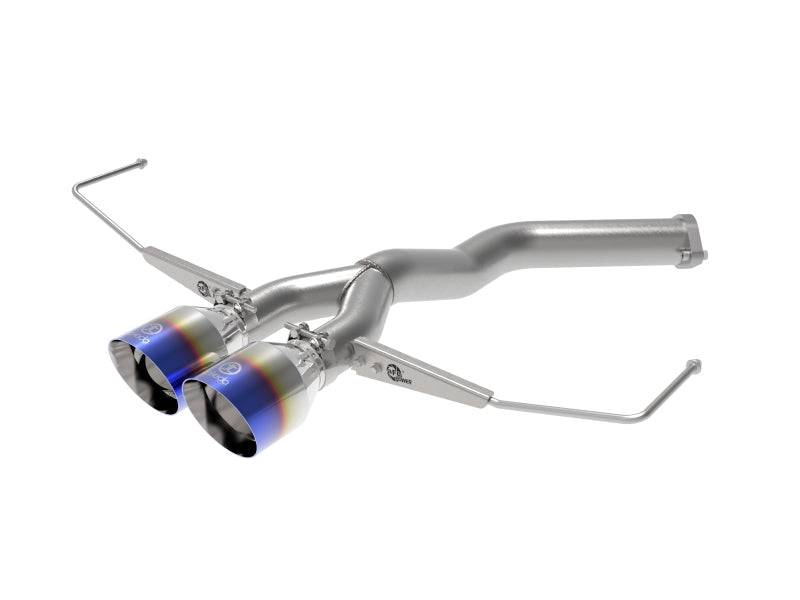 aFe Takeda 3in-2.5in 304 SS Axle-Back Exhaust w/Blue Flame Tip 19-20 Hyundai Veloster I4-1.6L(t) - My Store