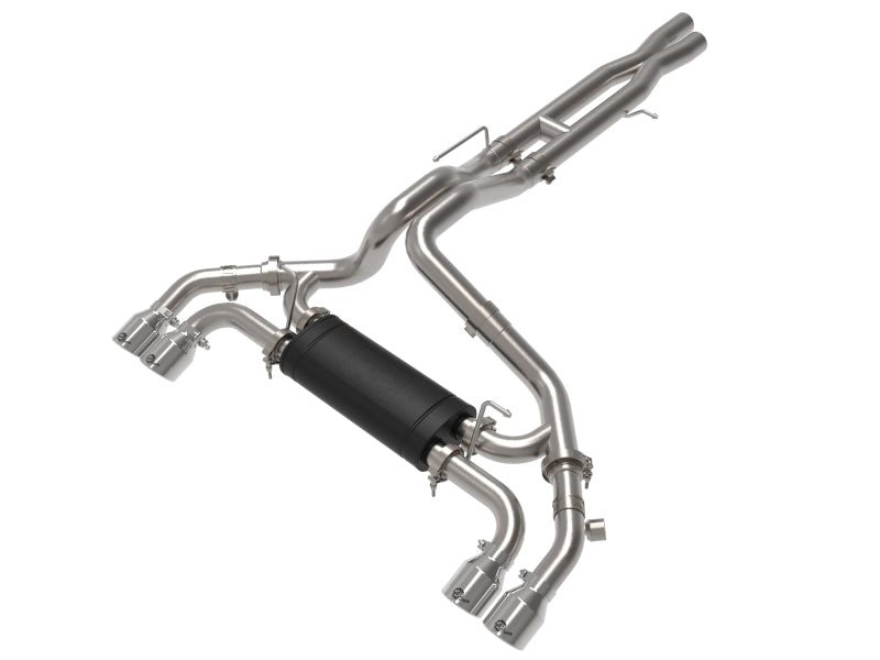 aFe Vulcan Series 2.5in 304SS Cat-Back Exhaust 2021+ Jeep Wrangler 392 6.4L w/ Polished Tips - Mammoth Racing -