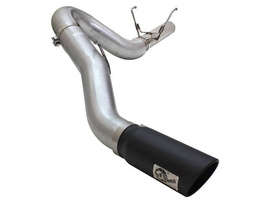 aFe MACHForce XP Exhaust Large Bore 5in DPF-Back Alu. 13-15 Dodge Trucks L6-6.7L (td) *Black Tip - My Store