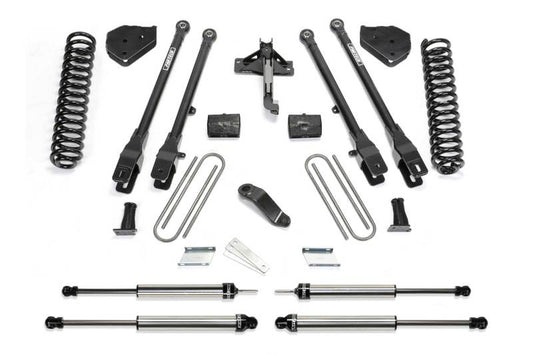 Fabtech 17 Ford F450/f550 4WD Diesel 6in 4Link Sys w/Coils & Dl Shks - Mammoth Racing -