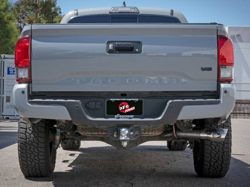 aFe 16-22 Toyota Tacoma Apollo GT Series 2.5in. - 3in. 409 SS Cat-Back Exhaust w/ Polished Tip - My Store