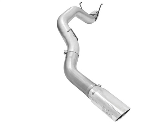 aFe Atlas 5in DPF-Back Aluminized Steel Exh Dodge RAM Diesel 13-14 6.7L (td) Mega Cab w/Polished Tip - Mammoth Racing -