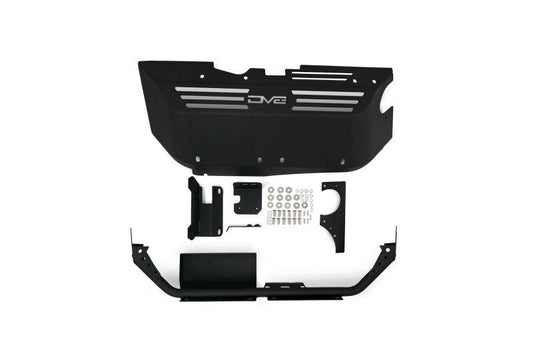 DV8 Offroad 20-22 Jeep Wrangler JL (3.0L Diesel) Rear Diff Skid Plate for Dana 44 - Mammoth Racing -