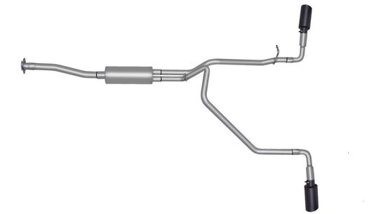 Gibson 15-22 Chevrolet Colorado LT 2.5l 2.25in Cat-Back Dual Extreme Exhaust - Black Elite - Mammoth Racing -