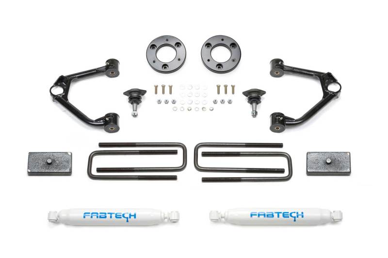 Fabtech 19-20 GM K1500 P/U w/Trail Boss/At4 Pkg 1.5in Budget Sys w/Perf Shks - Mammoth Racing -