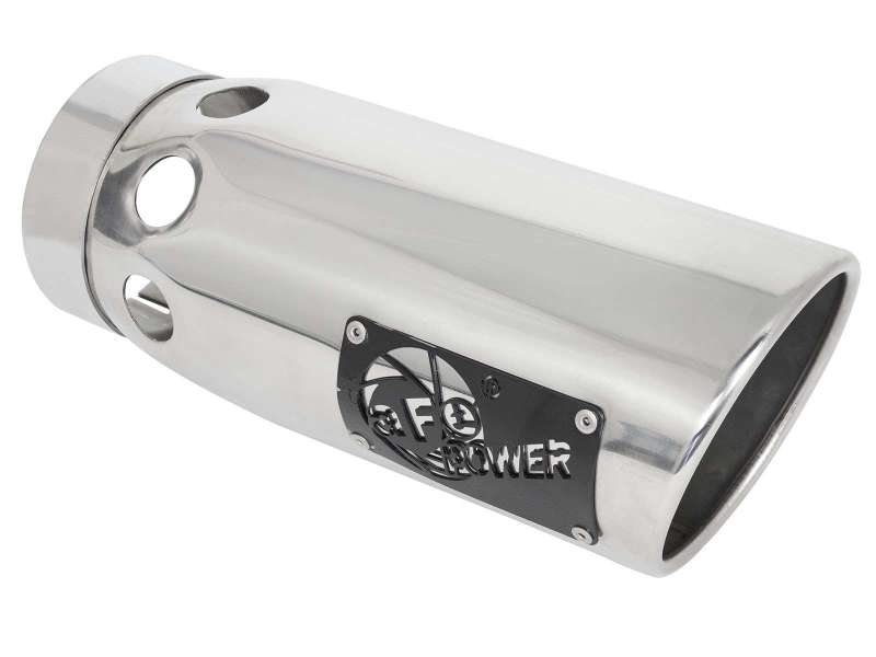 aFe Large Bore-HD 3in 409-SS DPF-Back Exhaust System w/ Polished Tip 14-19 RAM 1500 V6 3.0L (td) - My Store