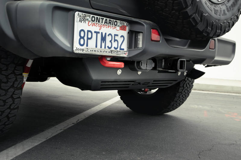 DV8 Offroad 20-22 Jeep Wrangler JL (3.0L Diesel) Rear Diff Skid Plate for Dana 44 - Mammoth Racing -